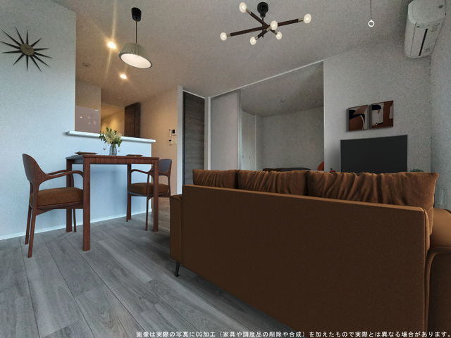 居室・リビング　※ＣＧ家具でのイメージ写真となります※