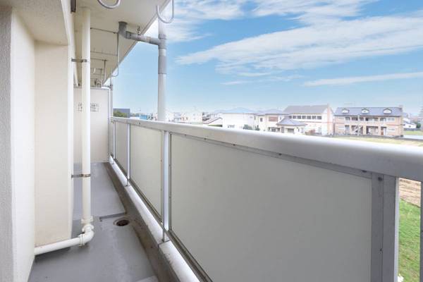 バルコニー　ビレッジハウスの同一物件・同一タイプの間取りの写真です