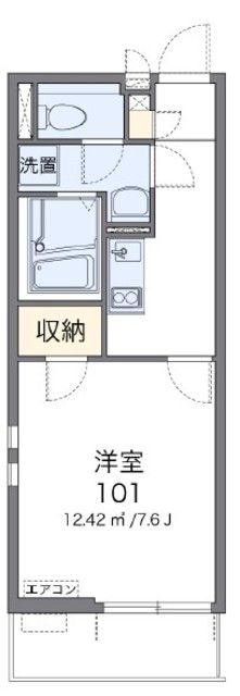 クレイノグラシアス ワンの間取り写真