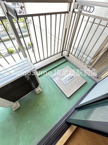 バルコニー　広々としたバルコニーです