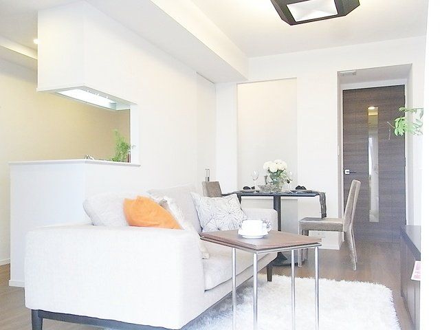 居室・リビング　★カウンターキッチン！１２．４帖のリビングルーム★　モデル…