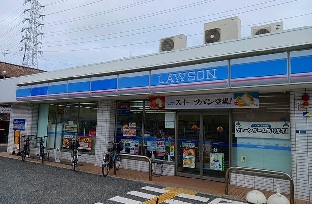 コンビニ　ローソン尼崎大島三丁目店（コンビニ）まで80m