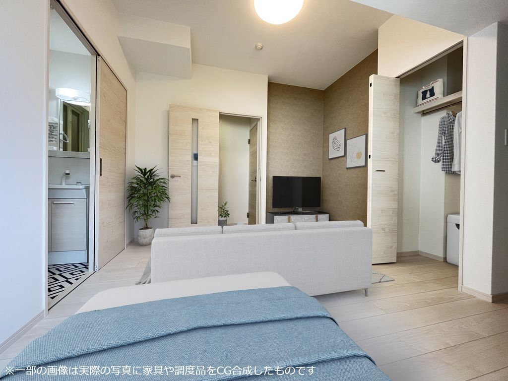 居室・リビング　※一部の画像は実際の写真に家具や調度品をCG合成したものです