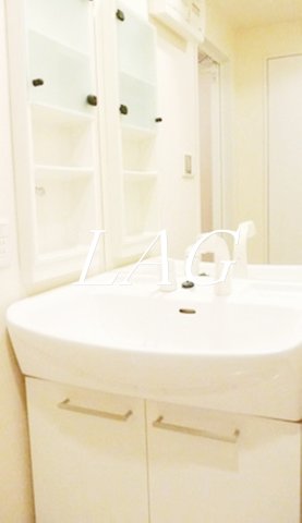 洗面設備　洗面台です。