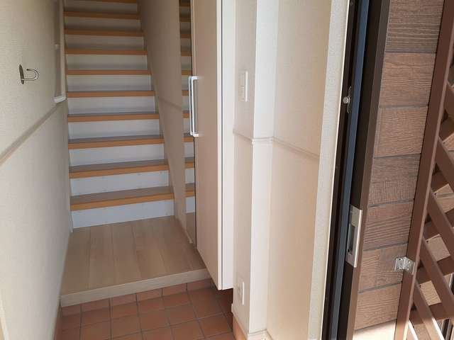 玄関　明るい玄関です