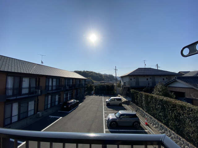 眺望　遠くには里山が・・・のどかな風景に心癒されます