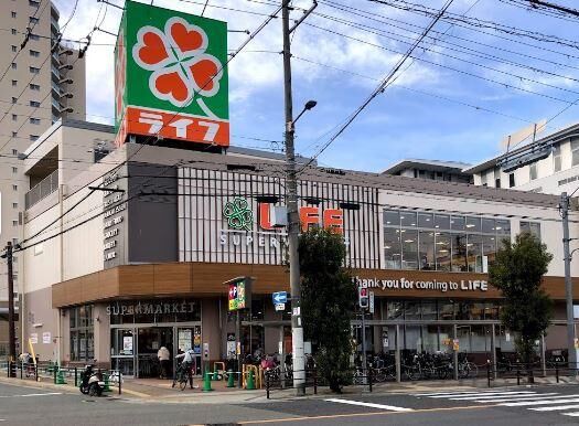スーパー　ライフ住吉山之内店（スーパー）まで754m