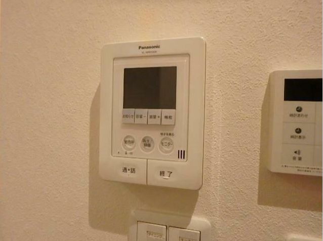 セキュリティ　モニター付きインターホンです