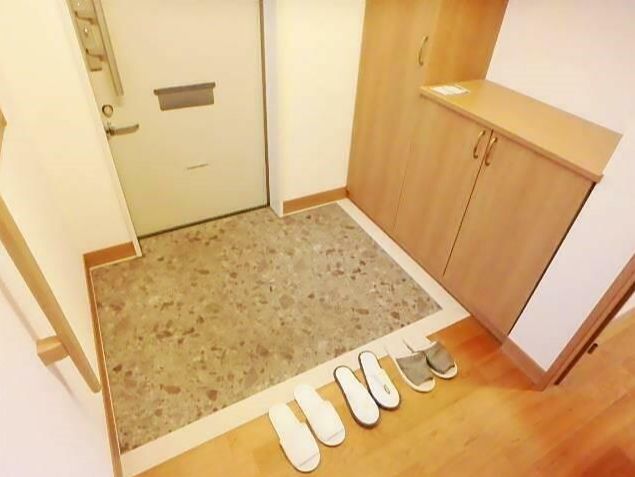 玄関　ゆったりとした玄関です