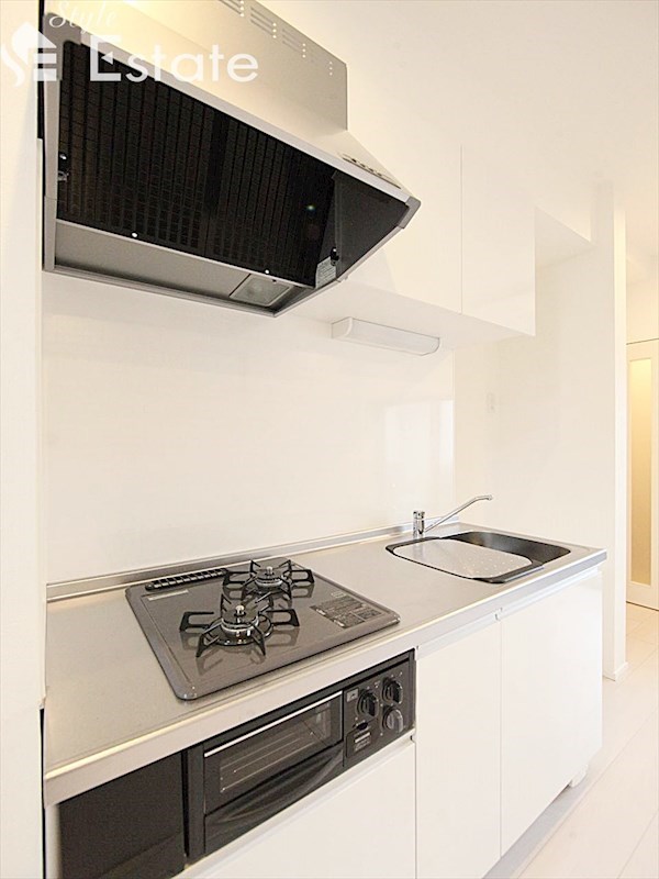 キッチン　システムキッチン　2口コンロ　グリル付