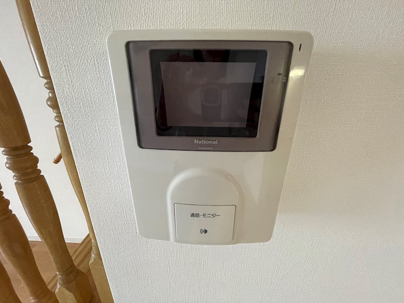 セキュリティ　来訪者の顔が確認できます。