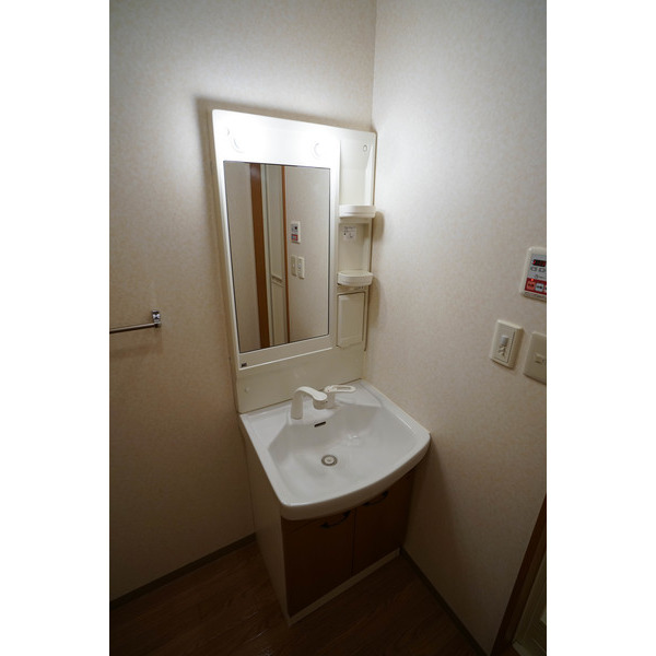 洗面設備　同じ建物の別のお部屋