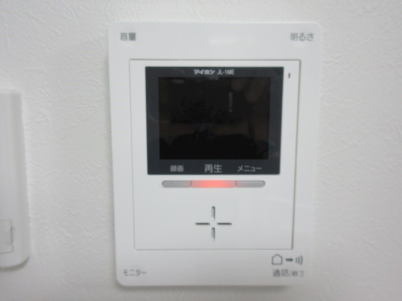 セキュリティ　同施工会社の別物件です。実際の仕様とは多少異なります。