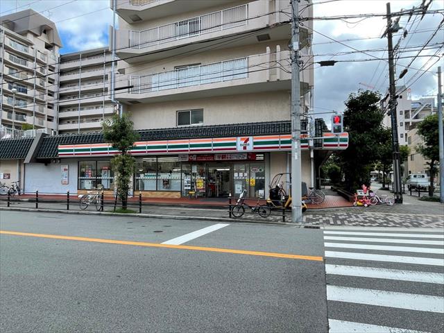 コンビニ　セブンイレブン 大阪中野２丁目店（コンビニ）まで370m