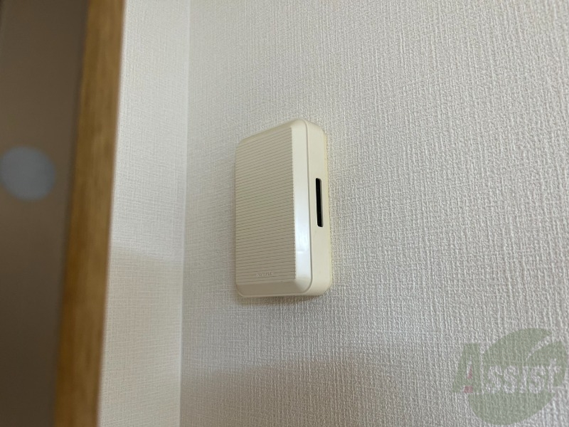 セキュリティ　来客時にはこちらのチャイムが鳴りますよ。