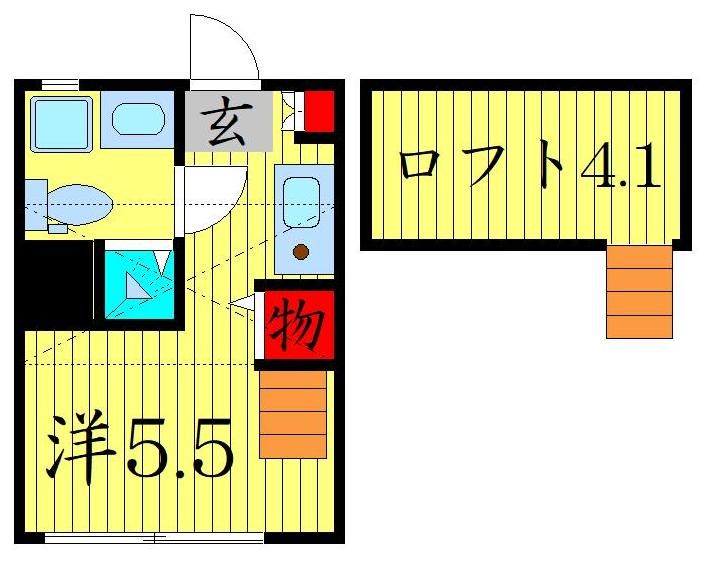 アジュール小岩の間取り写真