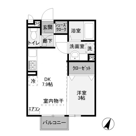 ボンヌジュルネの間取り写真