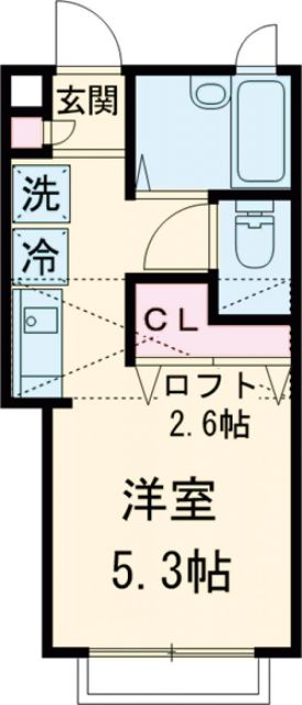 ステュディオ田柄の間取り写真