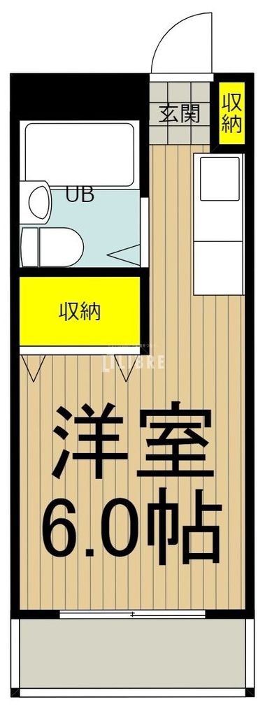 ＪＲ中央線 日野駅 徒歩5分 3階建 築37年の間取り写真