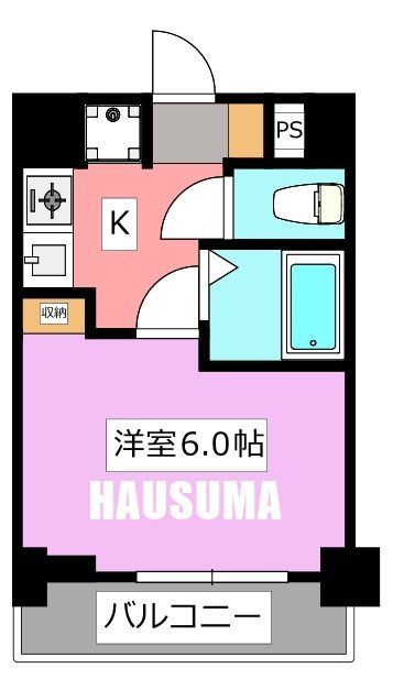 スカイコート文京白山第2の間取り写真