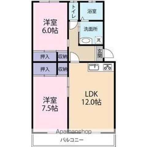 パークタウンIの間取り写真