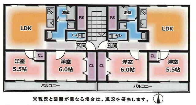 高津橋農住団地D棟の間取り写真