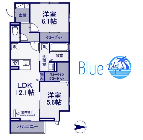 シエルクレールの間取り写真