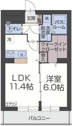 グロワールMの間取り写真