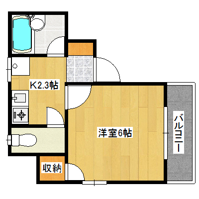 神戸市垂水区城が山のマンションの間取り