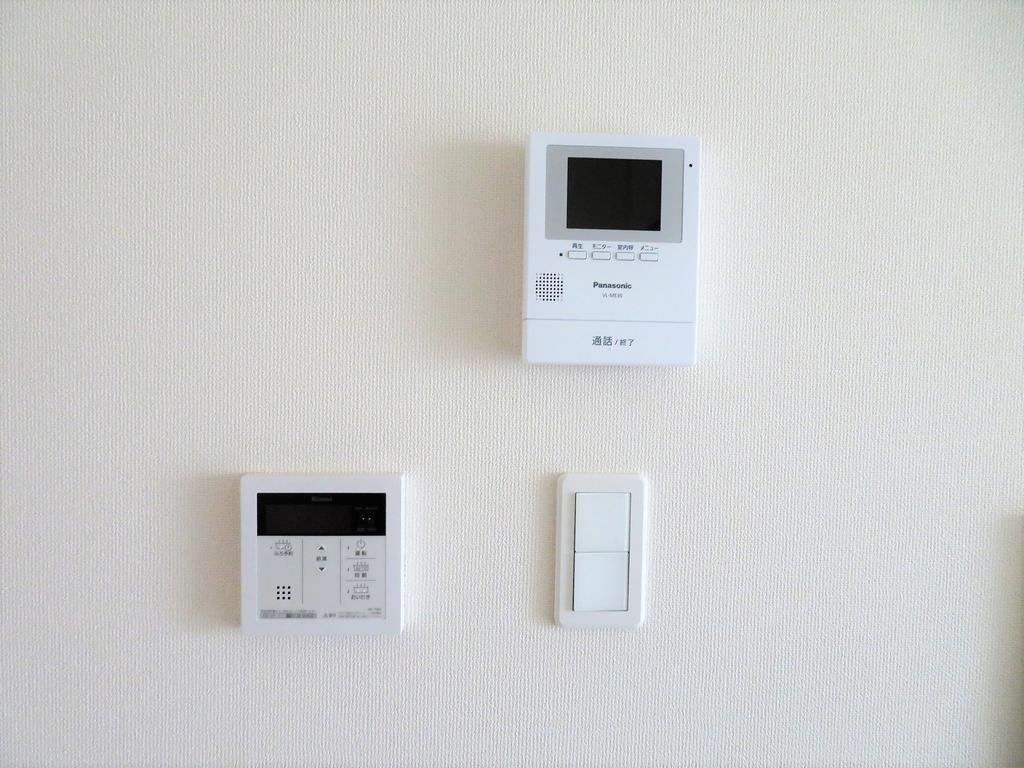 セキュリティ　来た人の顔が分かるので安心です。