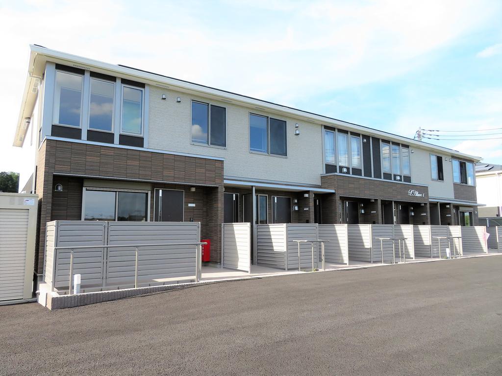 建物外観　築浅の綺麗な物件！1F1LDKです！