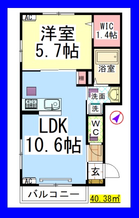 AF ブライトストーンの間取り写真