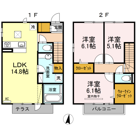 グランコート上田町の間取り