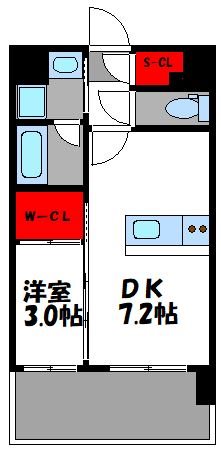 リアンシエルブルーJR香椎の間取り