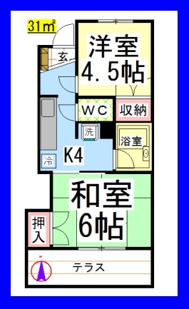 チャイルドシティＣの間取り