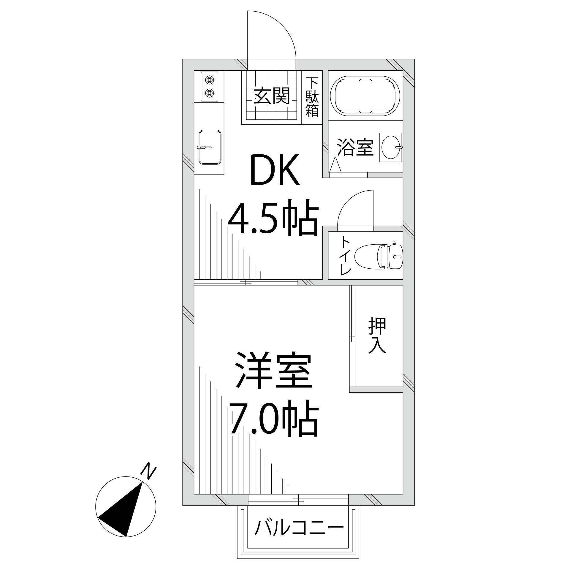 カーサTの間取り