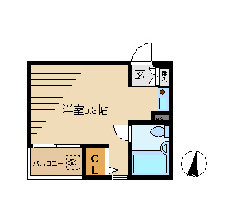 リバーサイド品川の間取り