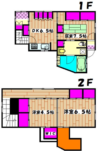 【東田端２丁目戸建の間取り】