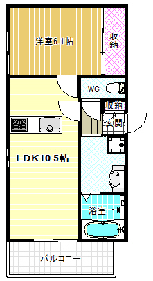 ソレアード大塚の間取り