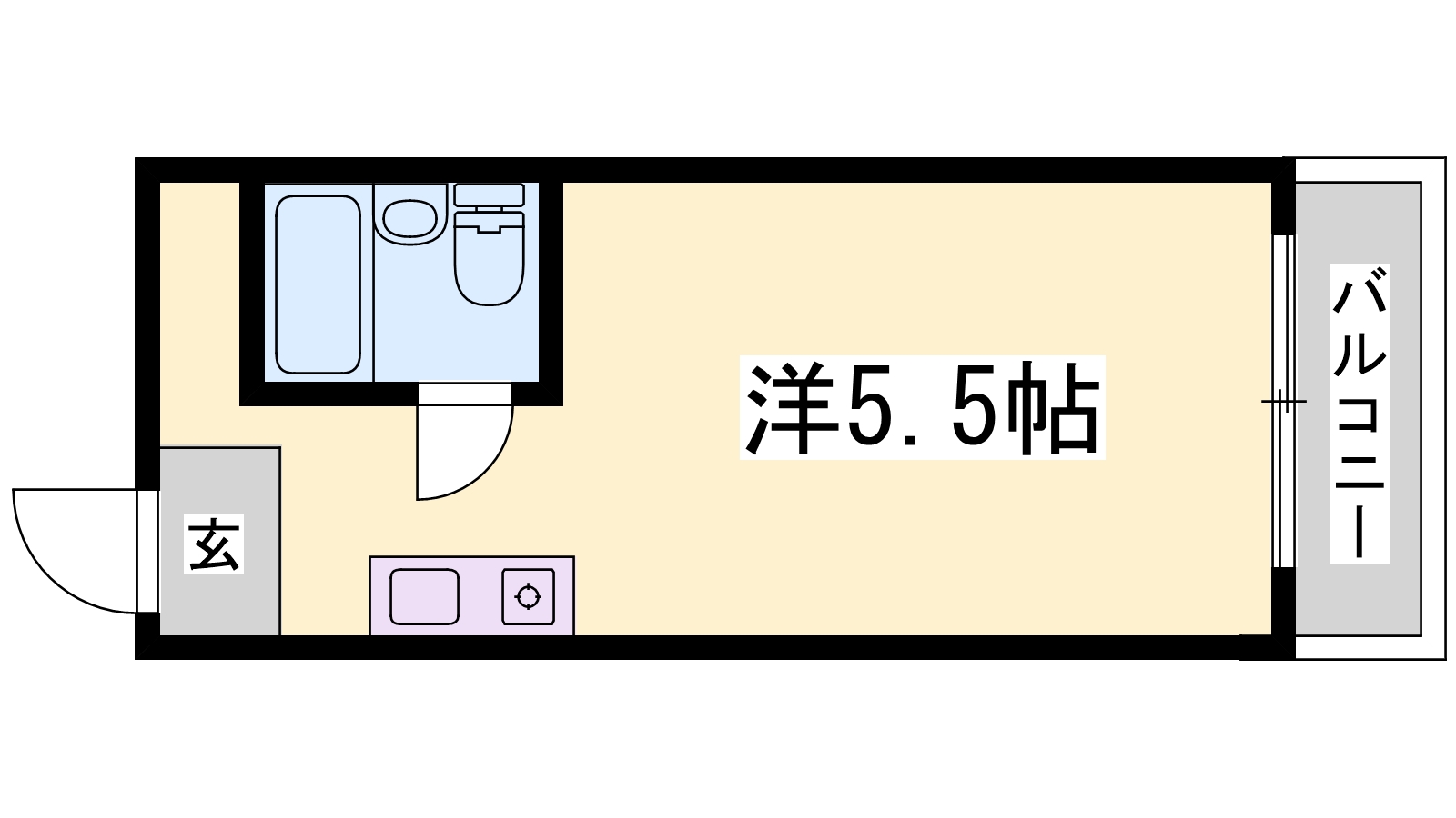 【メゾン・ド・エクランの間取り】