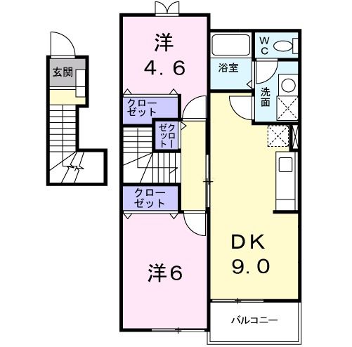 メゾン　ド　ヌーヴェルバーグの間取り