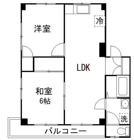 足立区一ツ家のマンションの間取り