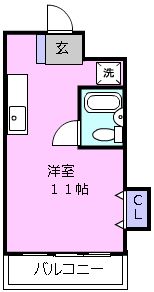 津市栄町のマンションの間取り