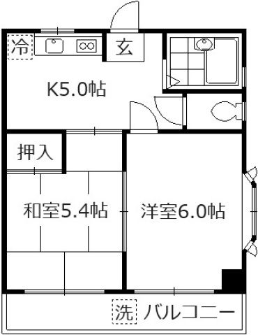 アメニティ瀬川の間取り