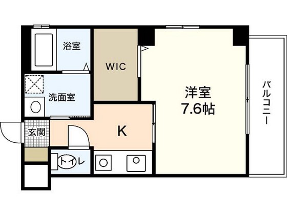 広島市東区東蟹屋町のマンションの間取り