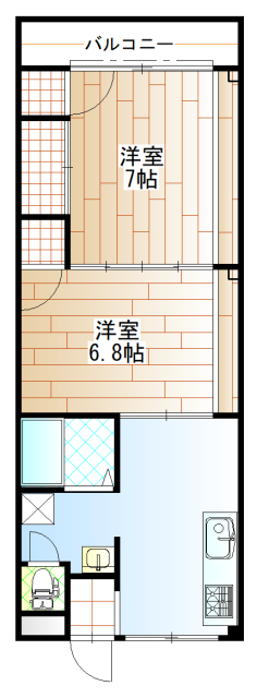 相沢ビルの間取り