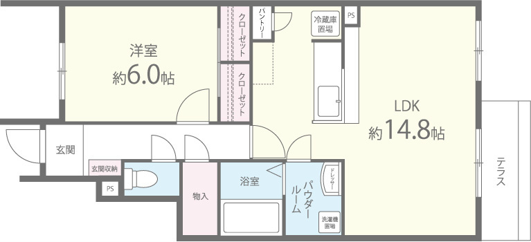 リマーレ雅の間取り