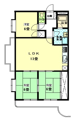 グリンピア平和の間取り