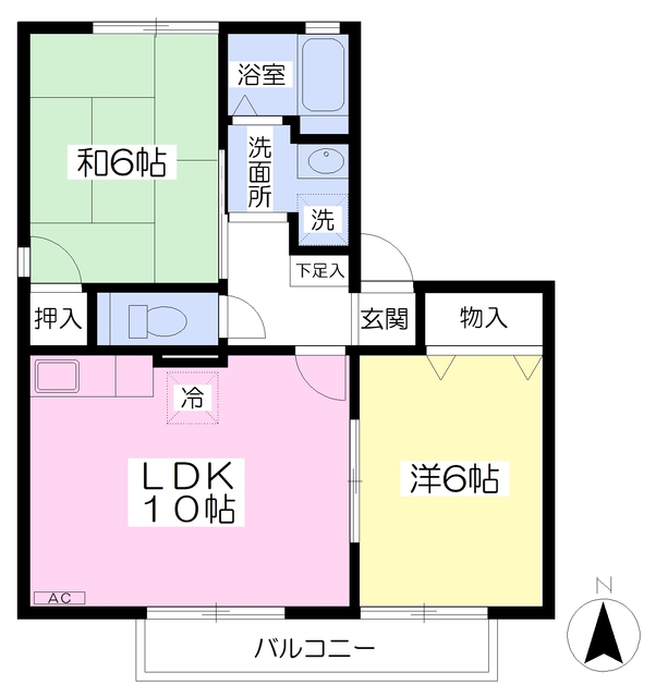 シャルマンヴィラージュの間取り