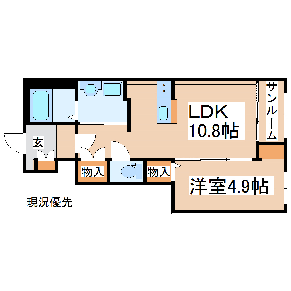 アーバンスカイ大手町の間取り